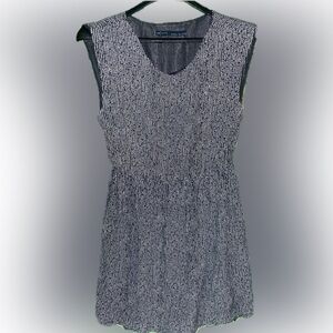 Zara Elegant Black and White Women's Dress